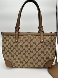 Image 2 of Gucci GG Supreme Brown Handbag Small