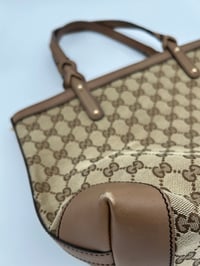 Image 11 of Gucci GG Supreme Brown Handbag Small
