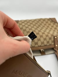 Image 23 of Gucci GG Supreme Brown Handbag Small