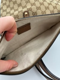 Image 19 of Gucci GG Supreme Brown Handbag Small
