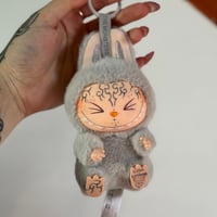 Image 1 of Hehe have a seat tattooed labubu