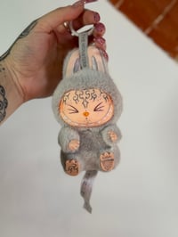 Image 2 of Hehe have a seat tattooed labubu