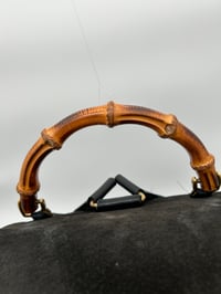 Image 2 of Gucci Bamboo Medium Backpack Black