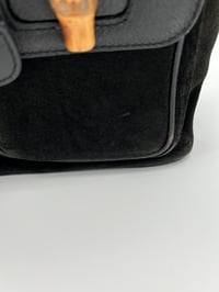 Image 7 of Gucci Bamboo Medium Backpack Black
