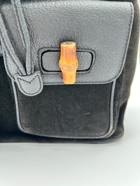 Image 6 of Gucci Bamboo Medium Backpack Black