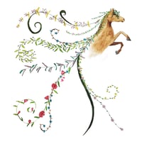 Carte de vœux "Cheval" 