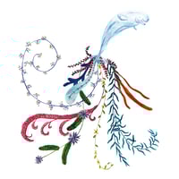 Carte de vœux "Beluga"