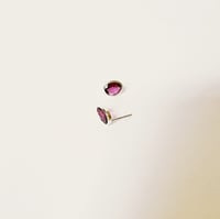 Image 3 of Pink Tourmaline Stud Earring