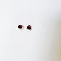 Image 4 of Pink Tourmaline Stud Earring