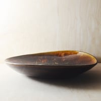 Image 3 of mottled brown altered serving bowl