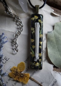 Image 5 of Bone and Floral Pendant