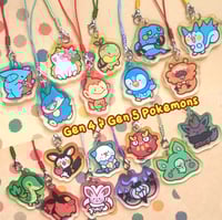 Image 1 of Pokemon Mystery Phone charm | Gen 4 & Gen 5