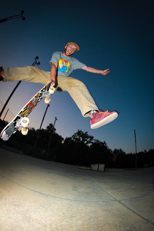 Image of Freestyle Skate Deck 7.3" - Checkers Black