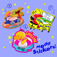Neon Stickers