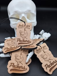 Image 2 of JUST A GIRL WHO LOVES PECKERS - SCENT YOURSELF CAR AIR STENCHERS