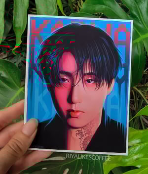 "KARMA" Maknae Line Individual Small Art Prints 4.25 x 5.5