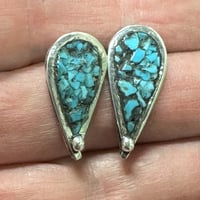 Image 2 of Turquoise Inlay Earrings