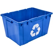 AW075618 Blue, 25" x 17" x 14" w/ Mobius Loop Recycling Container, (Alt. M/N: RC25171401)
