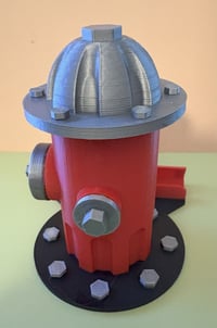 Image 7 of 🚒🔥 3D Printed Fire Hydrant Business Card Holder – Bold, Unique & Functional! 💼✨