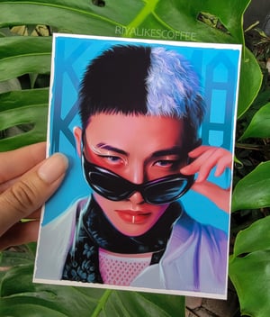 "KARMA" Hyung Line Individual Small Art Prints 4.25 x 5.5