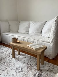 Image 3 of Petit banc en chêne