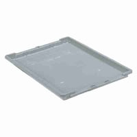 Image 5 of DL24201202MILL Grey, 24" x 20" x 12", Traction Bottom, Detached Lid Container