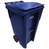 79535 Blue, 35 Gal., 23-3/4"L x 19"W x 37-1/2"H, Heavy Duty Universal Cart