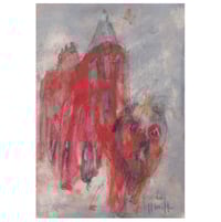 Image 1 of Across Crosshill - Charcoal, Soft Pastels and Acrylic Paint on Paper 