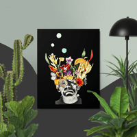 Image 1 of Frankenflower - Metal Prints - 3 Size Options - Botanical Art - Halloween Decor 