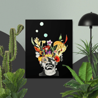 Image 5 of Frankenflower - Metal Prints - 3 Size Options - Botanical Art - Halloween Decor 