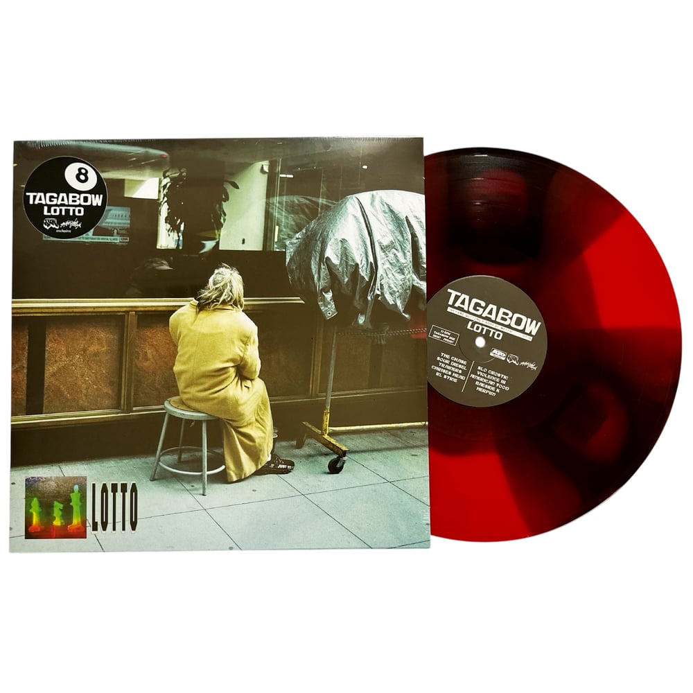 Image of They Are Guttting A Body Of Water "Lotto" LP (Black/Red Swirl Vinyl) ** PRE-ORDER **