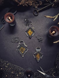 Image 2 of The Witching stone shadow box necklaces