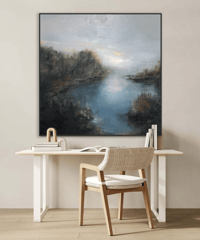 Image 2 of Landing Here (48" x 48")