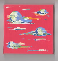 Image 1 of Fuchsia Cloud Painting