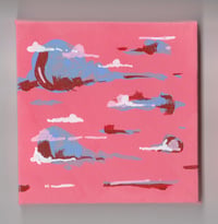 Image 1 of Salmon Cloud Painting