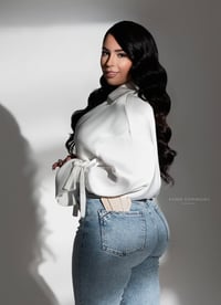 Image 4 of Kayla oversized satin shirt