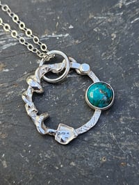 Image 2 of Mystique - Chrysocolla Gemstone Necklace 