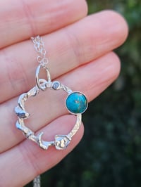 Image 3 of Mystique - Chrysocolla Gemstone Necklace 