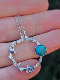 Image 7 of Mystique - Chrysocolla Gemstone Necklace 