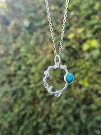 Image 4 of Mystique - Chrysocolla Gemstone Necklace 