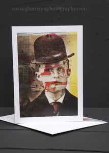 Image of Man in the Hat, blank 5 x 7 Fine art Card by Gavin Harrison