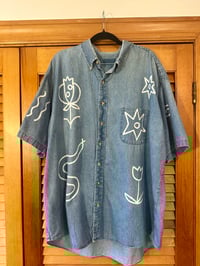 Image 1 of Denim Button Down T XL/XXL