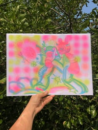 prince - ethereal demon besties risograph print