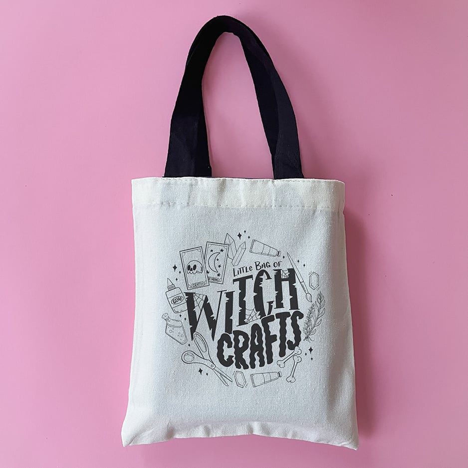 Image of Witch Crafts Mini Tote Bag