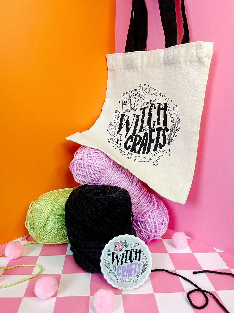 Image of Witch Crafts Mini Tote Bag