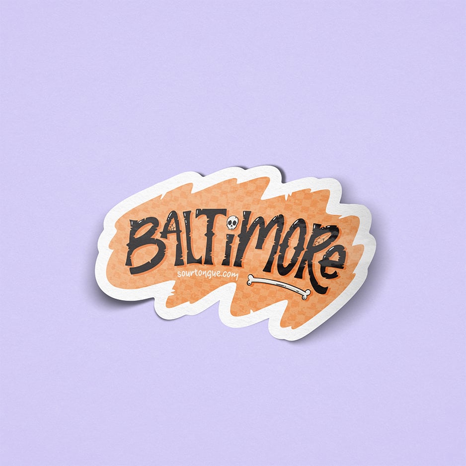 Image of Baltimore Haunts Sticker