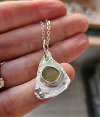 Image 7 of Mermaid Secret- Green Cornish Seaglass Necklace 