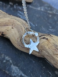 Image 1 of Star Hoop Necklace
