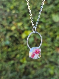 Image 4 of Vintage Floral China Necklace 