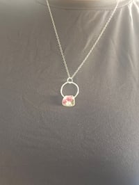 Image 8 of Vintage Floral China Necklace 